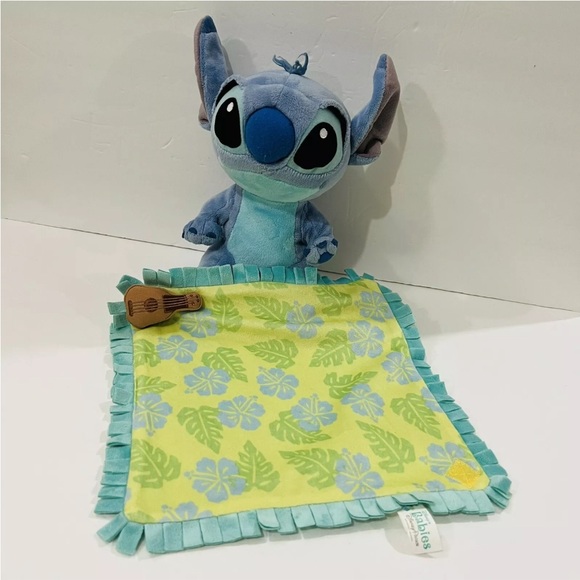 Disney Lilo & Stitch Baby Stitch Plush Stuffed Animal Toy Doll With Blanket 11" - Picture 5 of 6